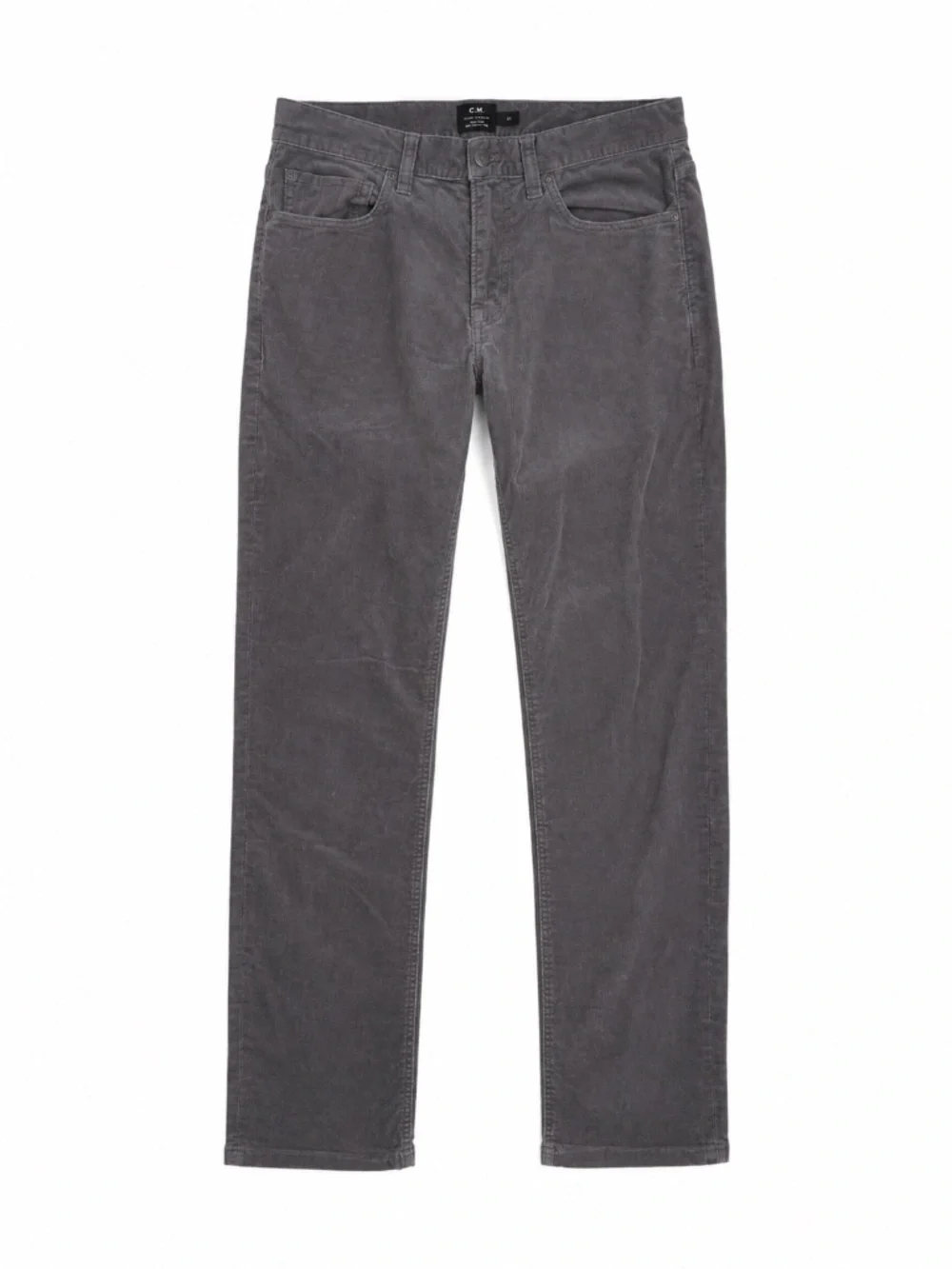 Club Monaco Men's Charcoal Gray Corduroy 5-Pocket Pants 31